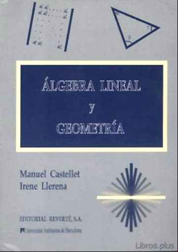 Descargar gratis ebook ALGEBRA LINEAL Y GEOMETRIA en epub