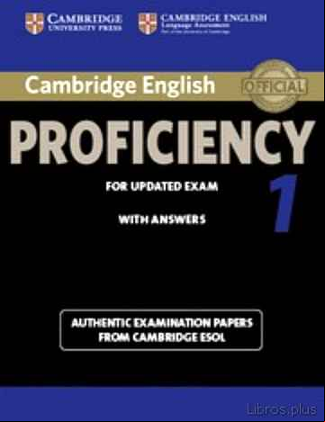 Descargar ebook CAMBRIDGE ENGLISH PROFICIENCY 1 FOR UPDATED EXAM CAMBRIDGE ESOL STUDENTS BOOK WITH ANSWERS