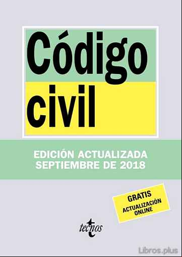 Descargar gratis ebook CODIGO CIVIL. 37ª ED en epub