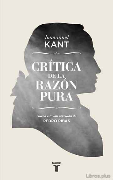 Descargar gratis ebook CRITICA DE LA RAZON PURA en epub