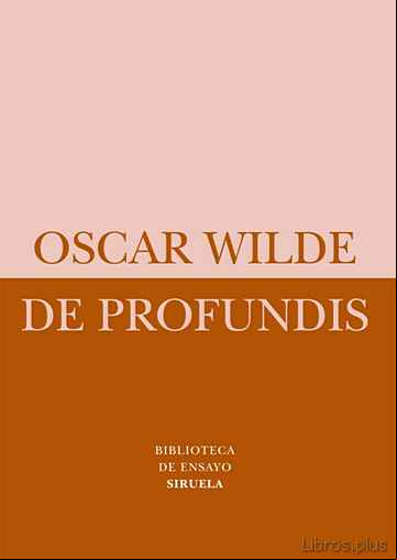 Descargar gratis ebook DE PROFUNDIS en epub