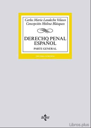 Descargar gratis ebook DERECHO PENAL ESPAÑOL: PARTE GENERAL (6ª ED.) en epub