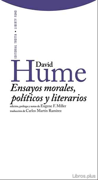 Descargar gratis ebook ENSAYOS MORALES, POLITICOS Y LITERARIOS en epub