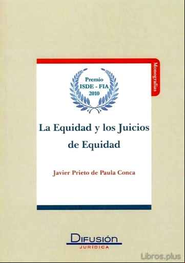 Descargar gratis ebook EQUIDAD Y LOS JUICIOS DE EQUIDAD en epub