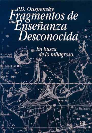 Descargar ebook FRAGMENTOS DE UNA ENSEÑANZA DESCONOCIDA: EN BUSCA DE LO MILAGROSO en epub