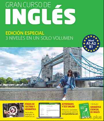 Descargar gratis ebook GRAN CURSO PONS INGLES 2018. CURSOS DE AUTOAPRENDIZAJE A1-A2-B1 en epub