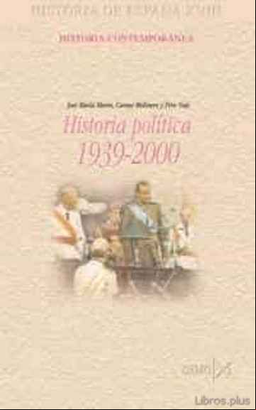 Descargar ebook HISTORIA POLITICA 1939-2000