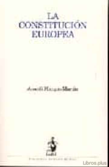 Descargar gratis ebook LA CONSTITUCION EUROPEA en epub