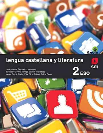 Descargar gratis ebook LENGUA CASTELLANA Y LITERATURA 2º ESO SAVIA 16 en epub