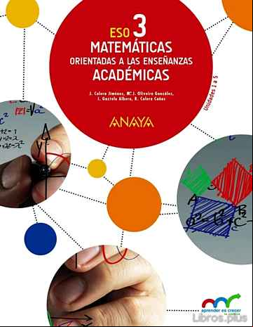 Descargar ebook MATEMÁTICAS ORIENTADAS A LAS ENSEÑANZAS ACADÉMICAS 3º ESO MEC