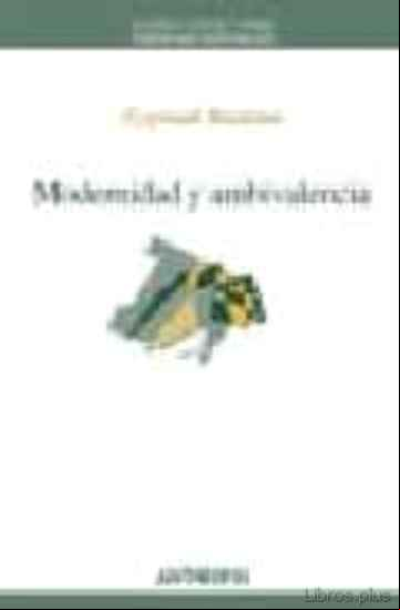 Descargar gratis ebook MODERNIDAD Y AMBIVALENCIA en epub