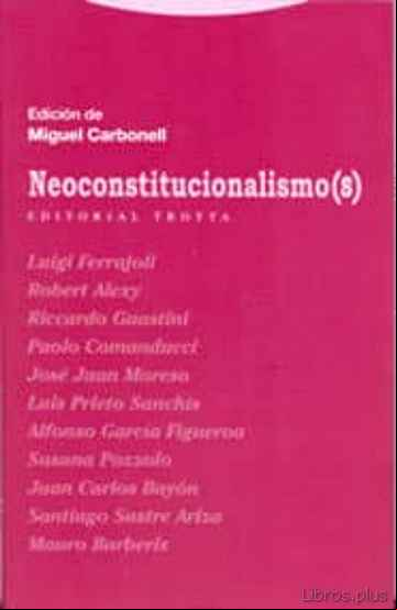 Descargar ebook NEOCONSTITUCIONALISMO(S)