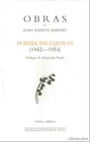 Descargar gratis ebook O.C. JUAN RAMON JIMENEZ: POESIA ESCOJIDA VI (1942-1954) en epub