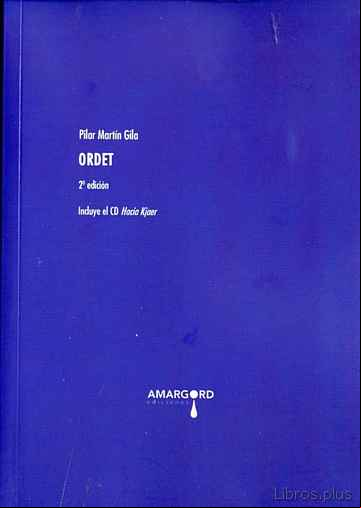 Descargar gratis ebook ORDET (2ª ED.) + CD HACIA KJAER en epub