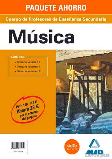 Descargar ebook PAQUETE AHORRO MÚSICA CUERPO DE PROFESORES DE ENSEÑANZA SECUNDARIA