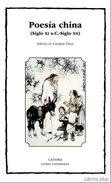 Descargar ebook POESIA CHINA: SIGLO XI A.C.-SIGLO XX