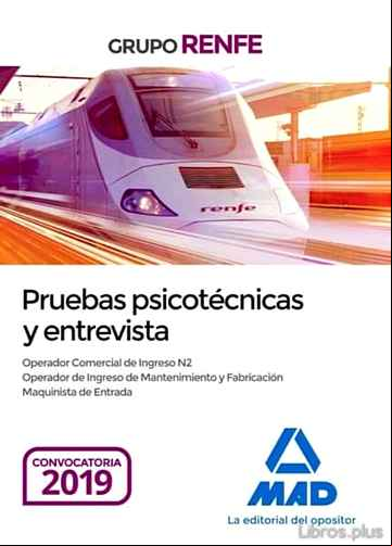 Descargar gratis ebook PRUEBAS PSICOTÉCNICAS Y ENTREVISTA. GRUPO RENFE en epub