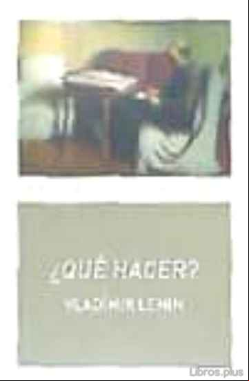 Descargar gratis ebook ¿QUE HACER? en epub