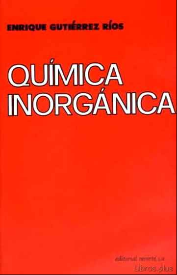 Descargar gratis ebook QUIMICA INORGANICA en epub