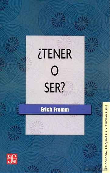 Descargar ebook ¿TENER O SER?