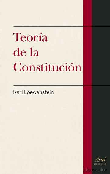 Descargar gratis ebook TEORÍA DE LA CONSTITUCIÓN en epub