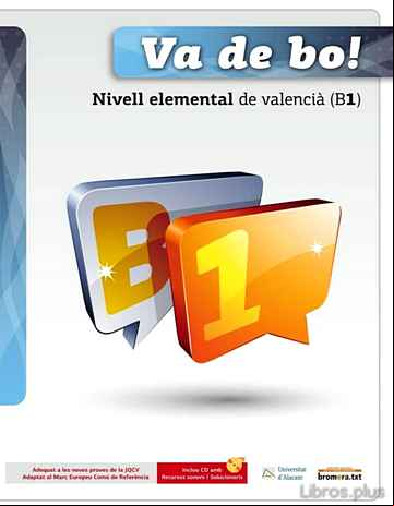 Descargar ebook VA DE BO! NIVELL ELEMENTAL DE VALENCIA (B1) + CD