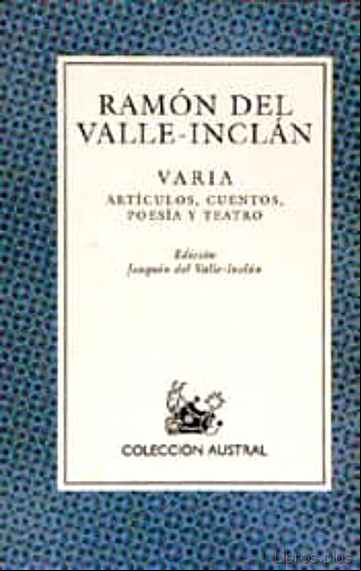 Descargar ebook VARIA LITERARIA