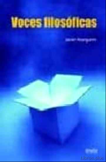 Descargar ebook VOCES FILOSOFICAS